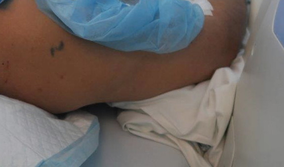 Tetování na pravém rameni