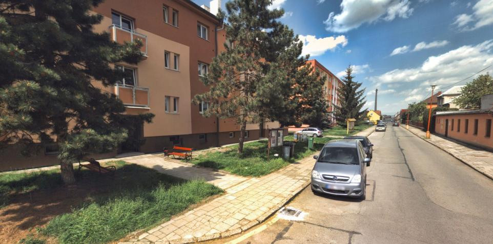 Sídliště v Litovli na ulici Novosady