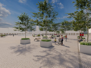 Tisíce aut chtějí politici vyhnat z centra Budějc v létě. Na náměstí bude relaxační zóna