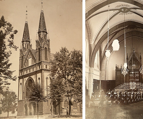 Synagoga v Českých Budějovicích na pohlednicích z počátku 20. století ze sbírek Jihočeského muzea v Českých Budějovicích (viz i Max Fleischer, Jakob Fried a Israel Kohn).