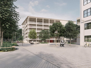 Liberecký kraj znovu nacenil projekt parkovacího domu u krajského úřadu. Stavět by se mohlo už letos