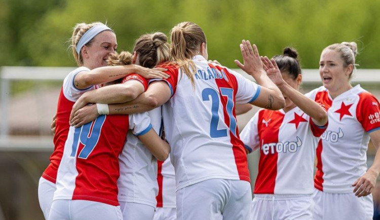 Fotbalistky Slavie opět porazily Spartu a vyhrály domácí pohár. Slaví tak double