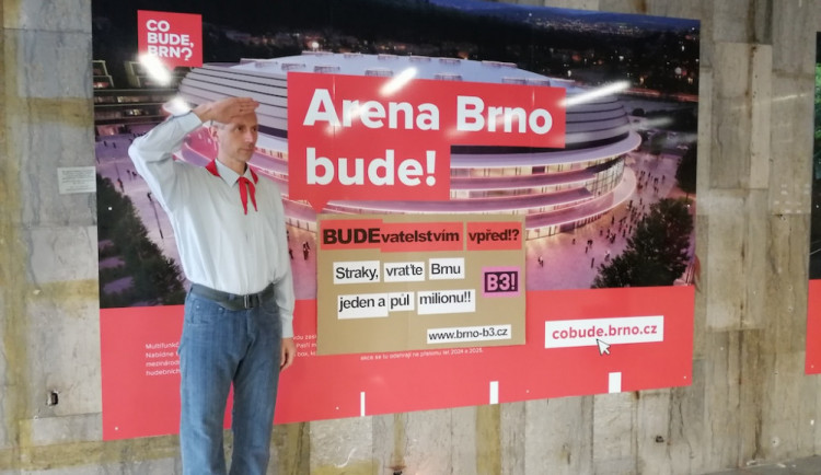 Budovatelské plány Brna připomínají minulý režim, střílí si z města aktivisté.