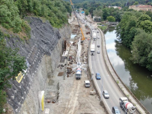 Brno pozoruje, jak roste městský okruh. Silničáři se pochlubili unikátními snímky