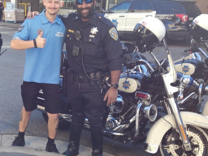 Vždycky jsem chtěl pomáhat lidem, říká strážník z Liberce David Fischer. Splnil si sen a absolvoval stáž v USA