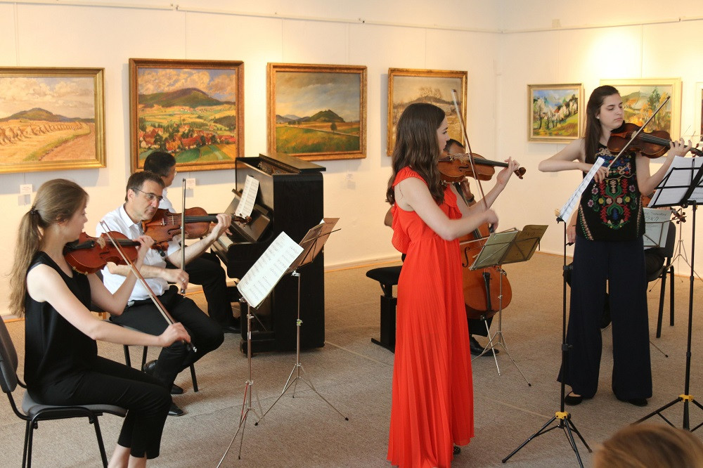 Nadaní houslisté opět hrají ve vodňanské galerii