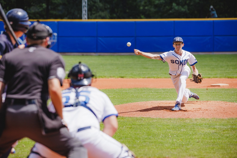 Sokol Hluboká porazil v sérii Olympii Blansko 3:0 na zápasy a Martin Mužík trefil ve dvou domácích utkáních tři  homeruny