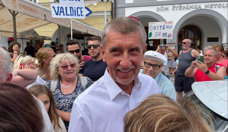 Andrej Babiš v Třeboni.