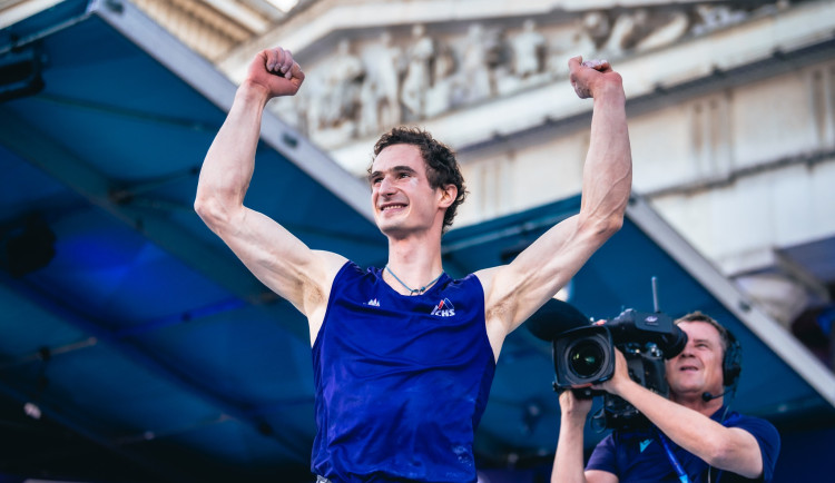 Nevěřil jsem, že do finále stihnu nabrat síly, říká o zlatě z mistrovství Evropy lezec Ondra