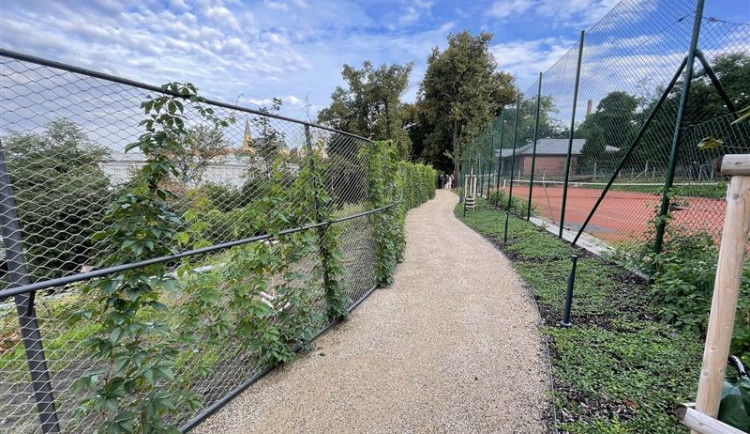 Albertovské schody a park Ztracenka propojil nový chodník