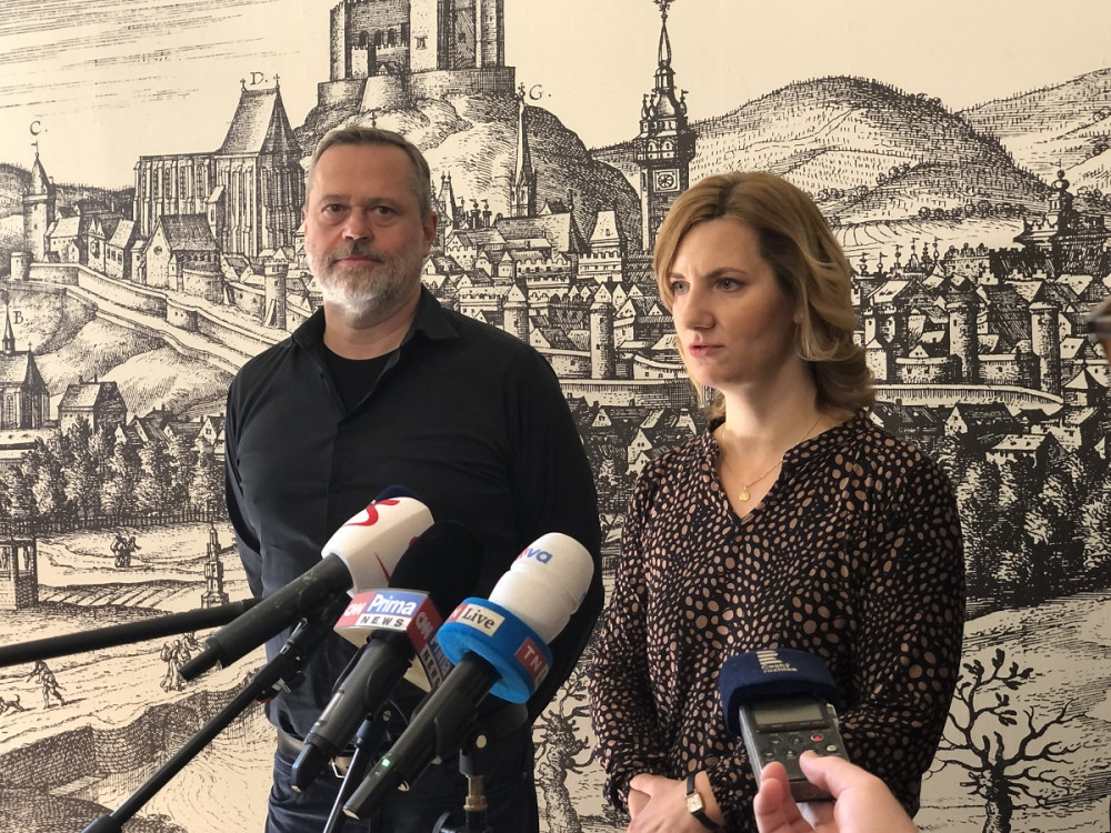 Náměstek Robert Kerndl (ODS) a primátorka Markéta Vaňková (ODS)