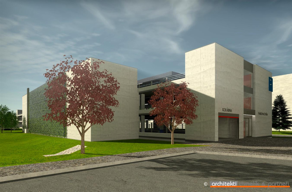 OBRAZEM: Jak bude vypadat nový parkovací dům Rožberk v Hradci Králové