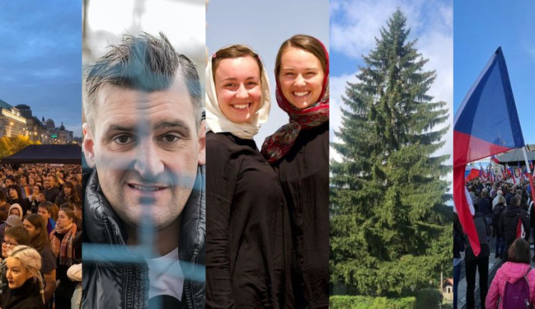 ŘÍJEN 2022: Demonstrace, pražský vánoční strom a cestovatelky, které poznaly Írán