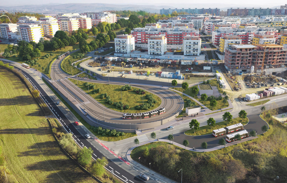 Prodloužení tramvaje na sídliště Kamechy