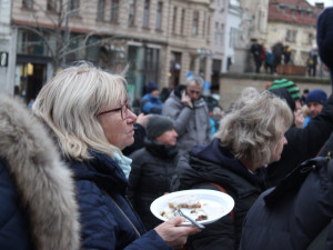 Odpůrci by klidně zvolili i Putina, abych nebyl prezident, hlásal v Brně Babiš