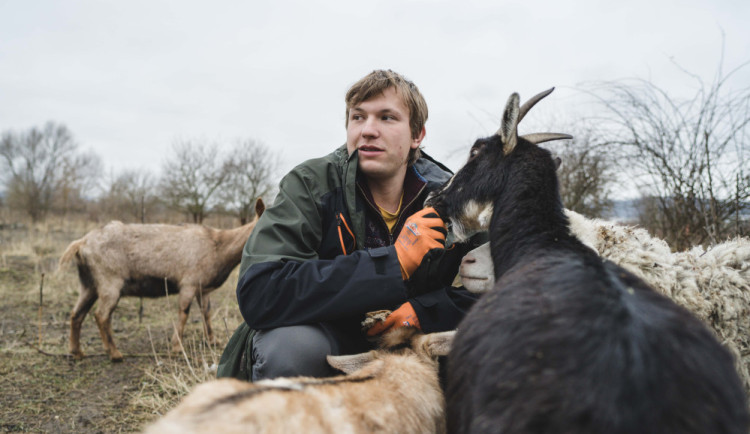 (NE)OBYČEJNÍ: Vojta pase kozy v Praze. Pomoci nám může každý, říká