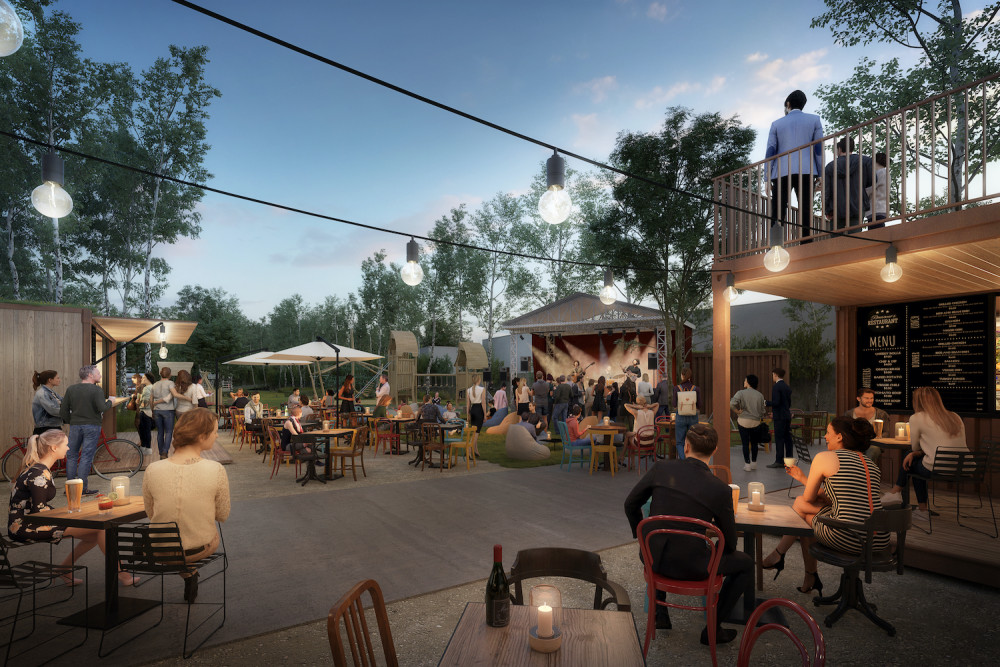 Část levého břehu Vltavy se promění na sportovně relaxační areál. Otevře se už v létě