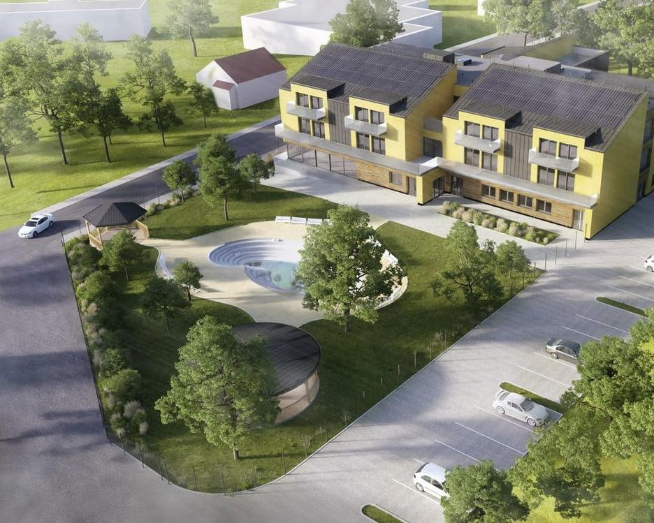 Vizualizace budoucího domova seniorů v Hrádku nad Nisou