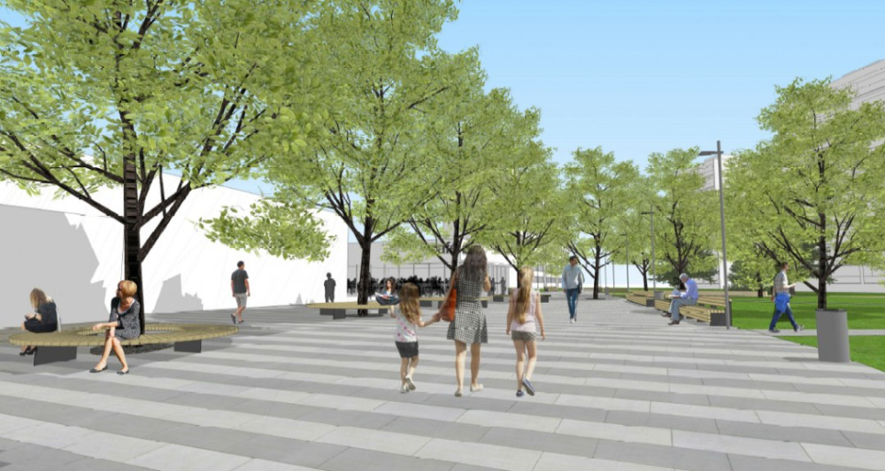 Vizualizace parku T. G. Masaryka