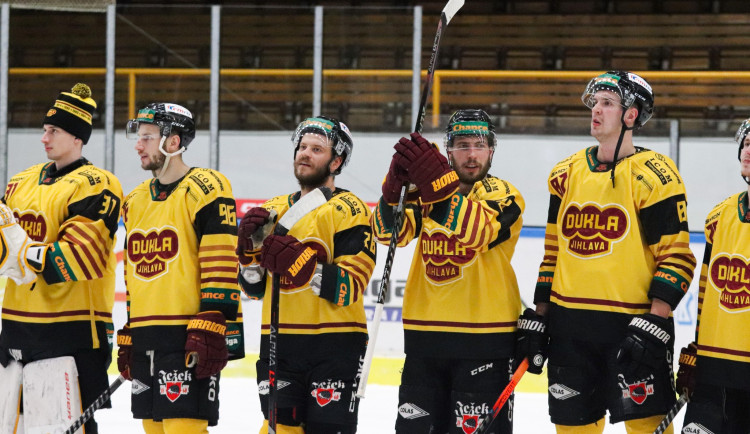 Dukla slaví postup do čtvrtfinále play-off, Slavii těsně porazila i ve druhém zápase série