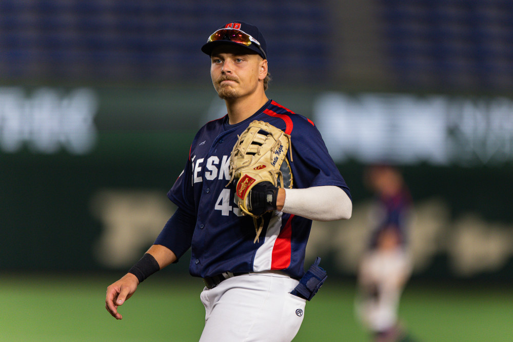 Čeští baseballisté porazili na prestižním turnaji Čínu. Pomohl i Mužíkův homerun