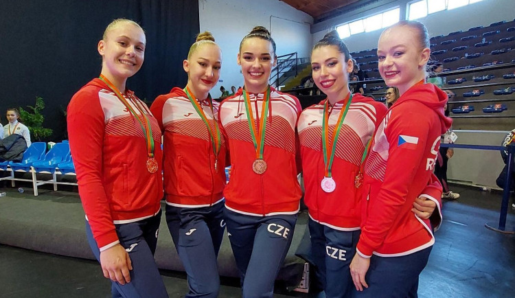 Liberečanky přivezly první historické medaile ze světového poháru v gymnastickém aerobiku