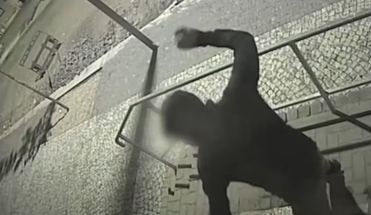 Opilý cizinec házel dlažební kostky na policejní stanici. Skončil v cele a hrozí mu vyhoštění