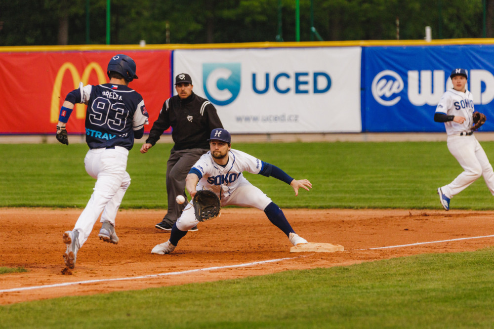 Baseballisté Sokola jsou po základní části Extraligy čtvrtí a budou hrát v TOP 6. O víkendu čekají Draky Brno