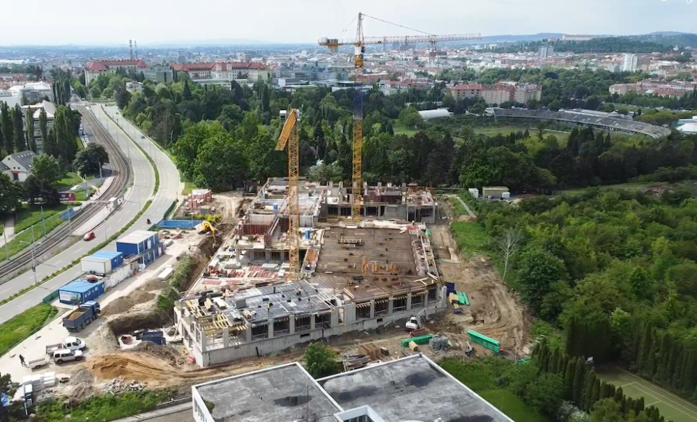 Nad Arboretem. Přes 230 bytových jednotek v moderním komplexu obklopeném zelení