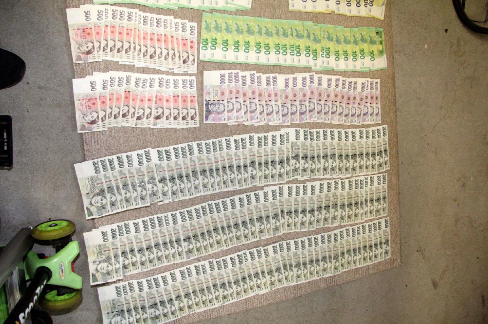 Kriminalisté odhalili špičkově vybavenou pěstírnu konopí na půdě rodinného domu a zajistili půl milionu v hotovosti