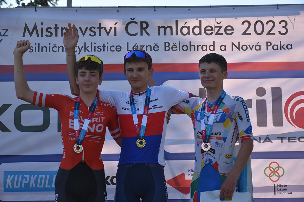 Matěj Piták vybojoval na mistrovství republiky kadetů bronzovou medaili v individuálním závodě.