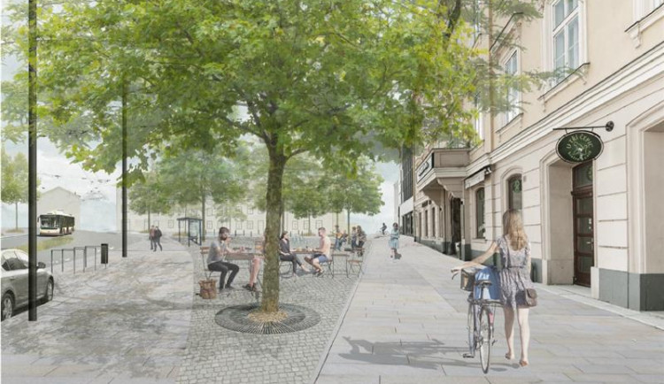 Město představí vizuální podobu revitalizace na náměstí Almy Rosé, zvána je i veřejnost
