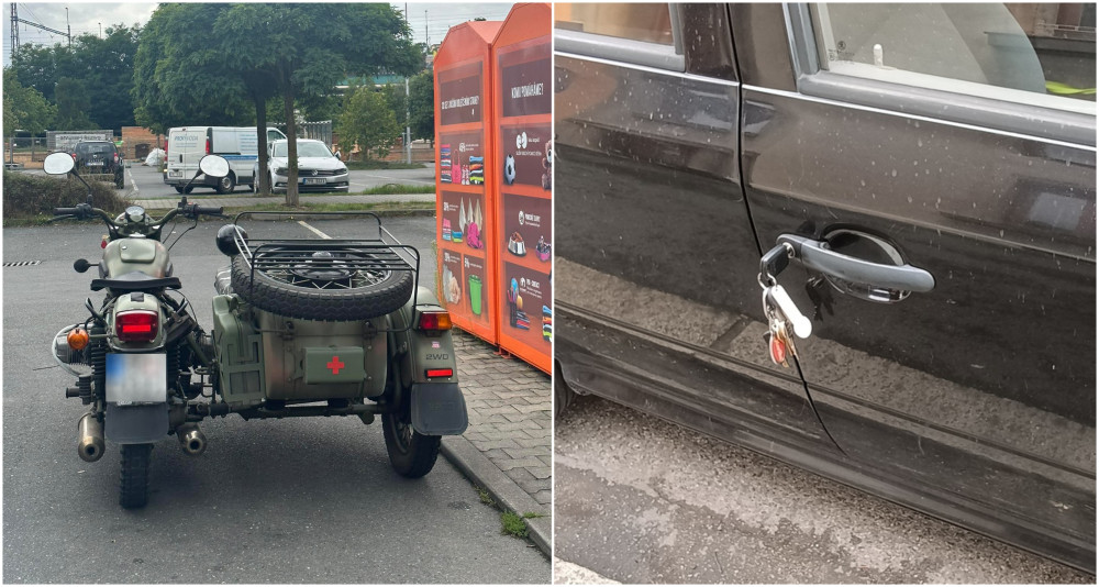 Majitel motorky nechal klíčky v zapalování a odešel, tuto skandální chybu dělá mnoho řidičů