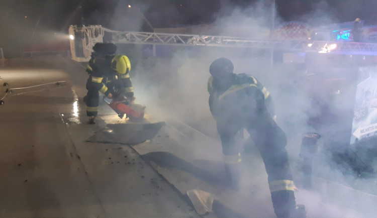 Požár na pražském Výstavišti způsobil škodu za jeden a půl milionu