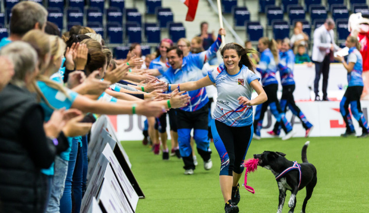 Šampionát v agility láká na špičkové sportovní výkony i zábavu pro všechny.