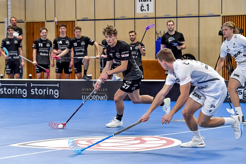 Pátá výhra v řadě. Florbalisté se vezou na vítězné vlně, zápas s Black Angels si ale zkomplikovali