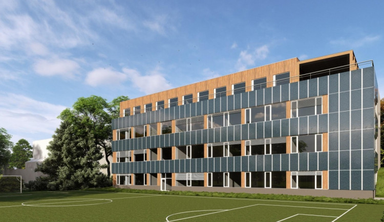 Chystá se stavba nového pavilonu libereckého Šaldova gymnázia. Hotový má být za dva roky