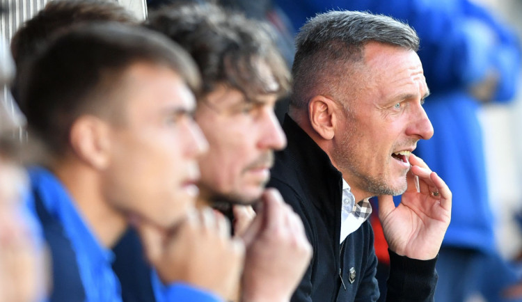 Mužstvo je silné a dokáže zabrat, chválil po třígólové výhře nad Plzní trenér Slovanu Kozel