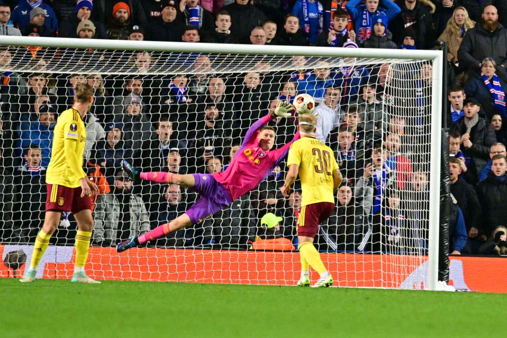 Sparťané nestačili na Rangers a prohráli 1:2