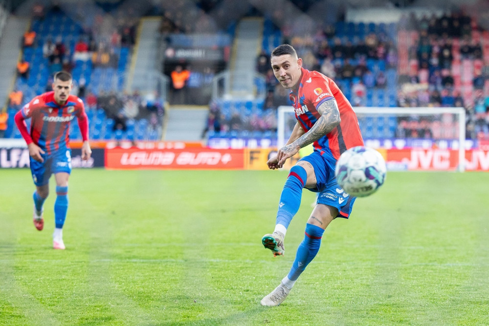 Fotbalisté Plzně deklasovali poslední České Budějovice 5:0 a jsou opět třetí