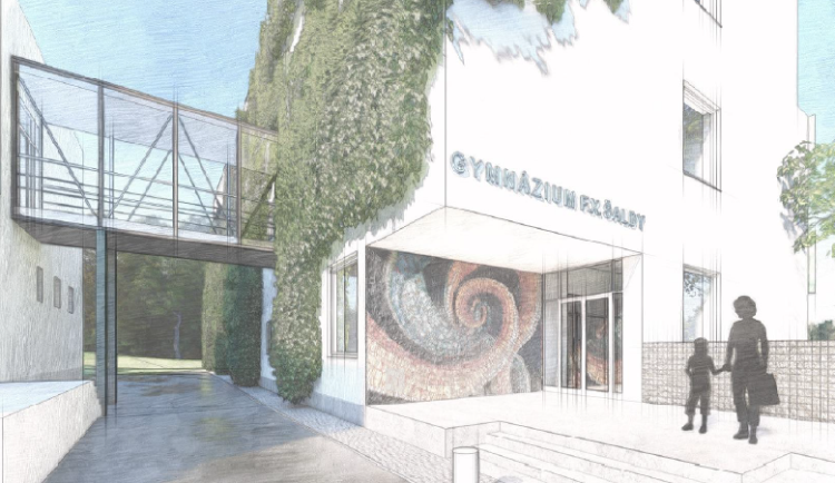 Kraj hledá firmu, která vyprojektuje a postaví nový pavilon Šaldova gymnázia