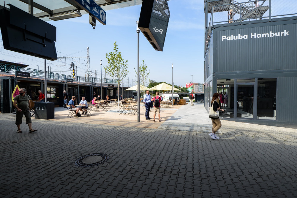 Projekt paluby Hamburk u nádraží vznikl před více než dvěma roky, foto: Magistrát města Plzně
