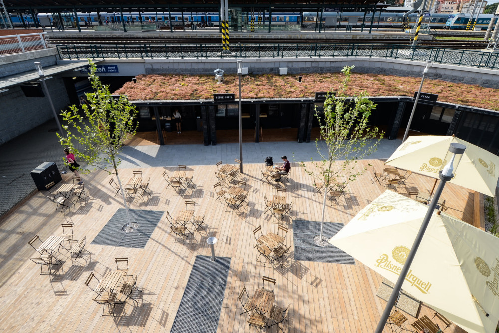 Projekt paluby Hamburk u nádraží vznikl před více než dvěma roky, foto: Magistrát města Plzně
