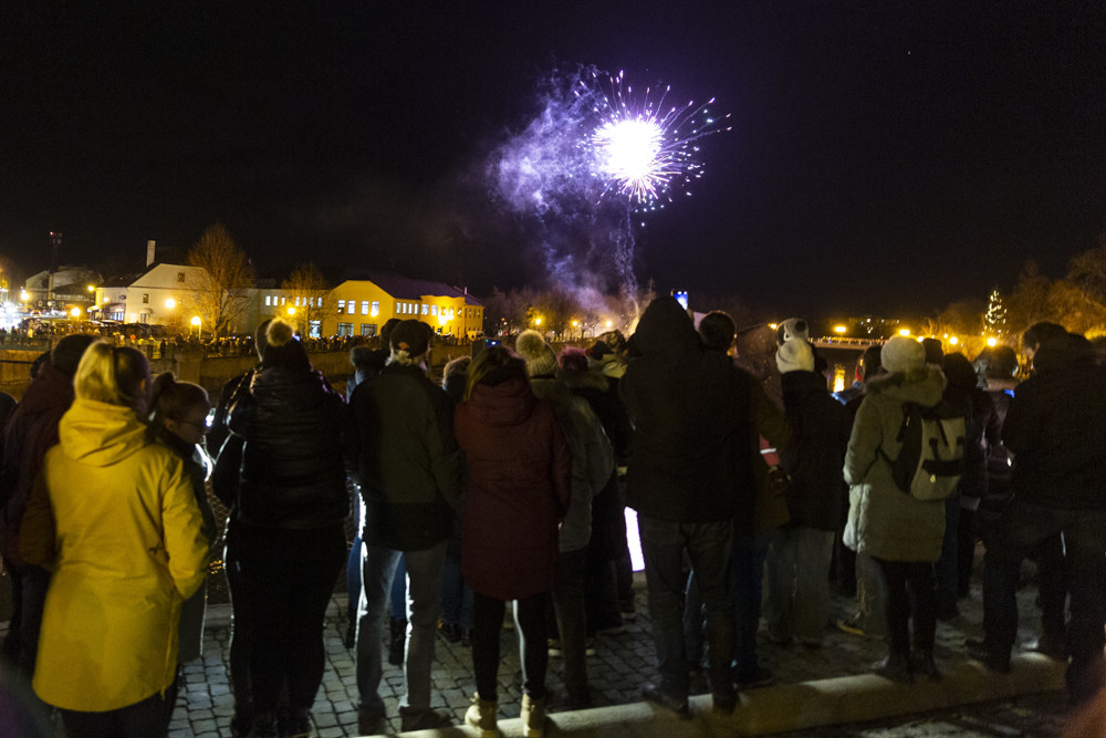 Přerov rozburácela ohňostrojná show. Novoroční oslava přilákala davy