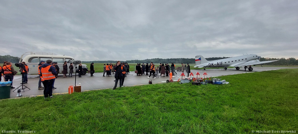 Filmaři si oblíbili letiště Líně u Plzně, natáčeli tam životopisný film o Nicholasi Wintonovi