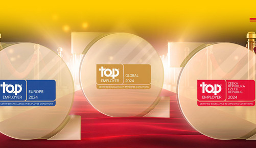 DHL Freight CZ získala prestižní titul Top Employer oceňující nejlepší zaměstnavatele v České republice