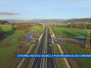ŘSD otevřelo novou silnici z Postřelmova do Chromče, v okolí přispěje k bezpečnosti a plynulosti provozu