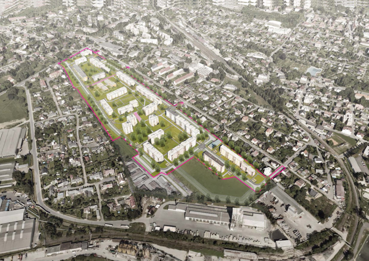 Vnitřní prostor bez aut, přesto více parkovacích míst. Město pokračuje v přípravě obnovy sídliště Gagarinova