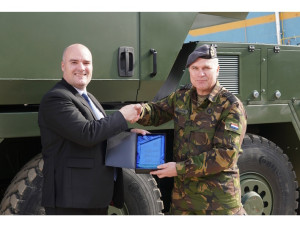 Šternberskou společnost Excalibur Army navštívili vrcholní představitelé nizozemského armády a ministerstva obrany