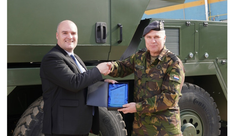 Šternberskou společnost Excalibur Army navštívili vrcholní představitelé nizozemského armády a ministerstva obrany